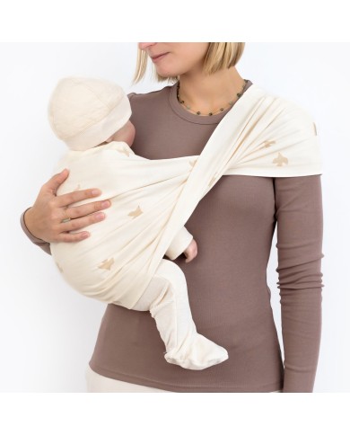 Porte bébé duo PIUMA 20 ecru size 1