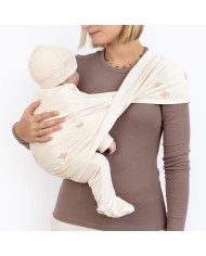 Porte bébé duo PIUMA 20 ecru size 1