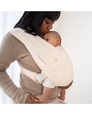 Porte bébé duo PIUMA 20 ecru size 1