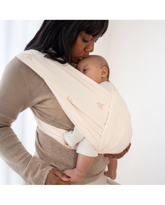 Porte bébé duo PIUMA 20 ecru size 1