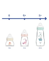Biberon en verre 260 ml - 2mois+ - Neutral - New