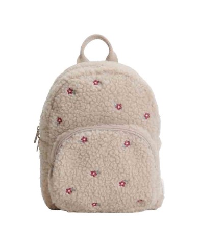 Sac à Dos en Teddy Fairy Garden beige