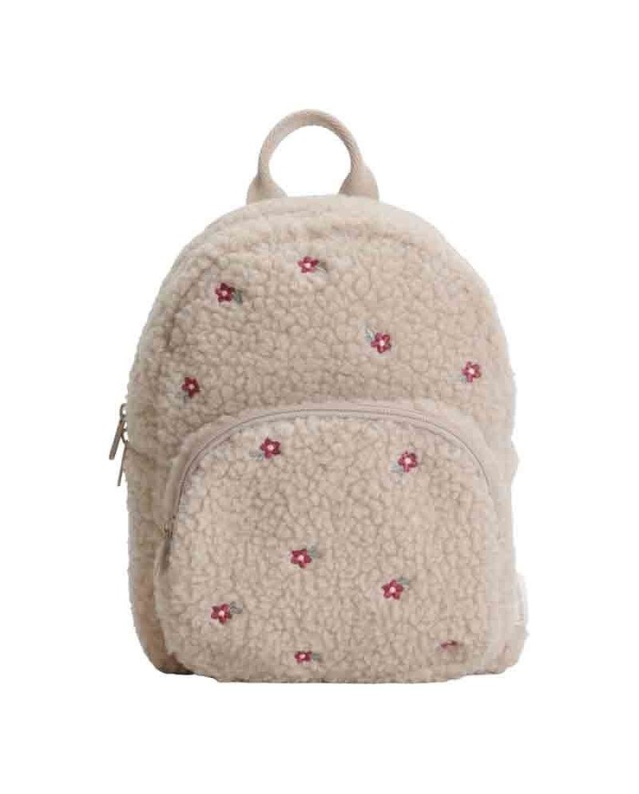 Sac à Dos en Teddy Fairy Garden beige