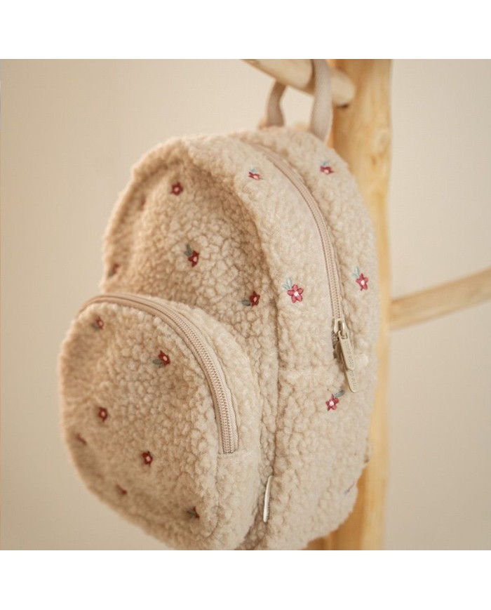 Sac à Dos en Teddy Fairy Garden beige