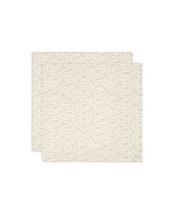 Tétras gaze de coton 115x115cm - Animals - 2 Unités