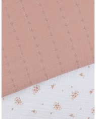Tour de lit - Mousseline de coton bio - Vintage Flowers
