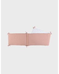 Tour de lit - Mousseline de coton bio - Vintage Flowers
