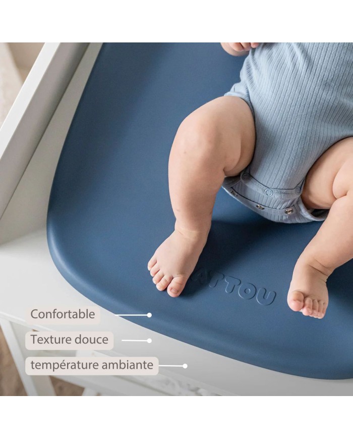 Matelas à langer en mousse PU bleu nuit softy