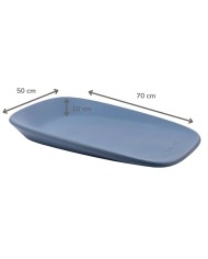Matelas à langer en mousse PU bleu nuit softy