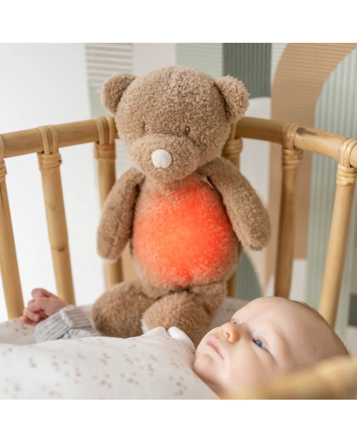 Sleepy veilleuse peluche Ours brun