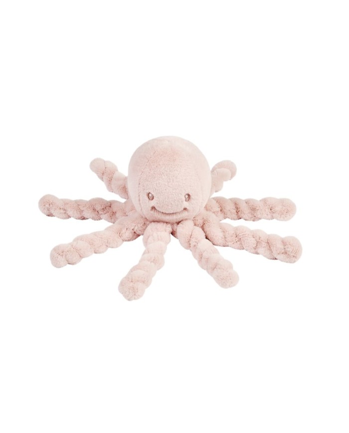 Peluche Pieuvre - Rose - poils courts