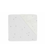 Drap-housse 60x120 cm - Jersey - Twinkling Sea Green
