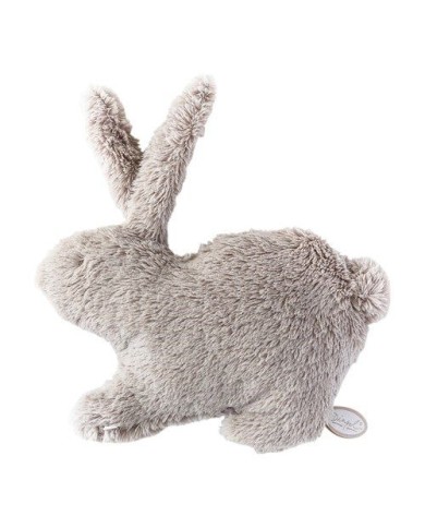 Peluche musicale lapin Emma 25 cm - Greige