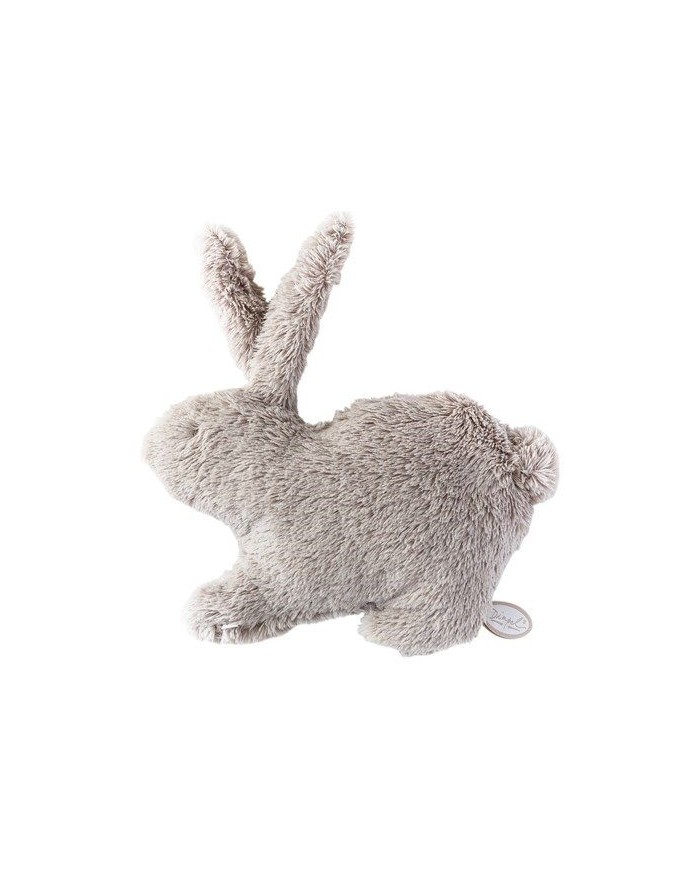 Peluche musicale lapin Emma 25 cm - Greige