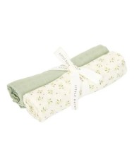 Lot de 2 tétras 70x70 cm - Pure Denim Blue Print