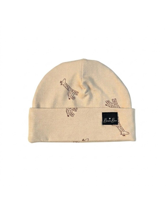 Bonnet mi-saison girafes
