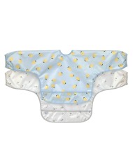 Bavoirs manches longues avec poche (2pcs) - Happy Fruits, Citron