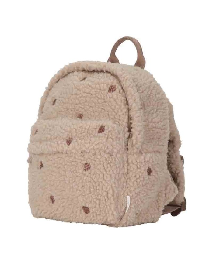 Sac à Dos en Teddy Taupe