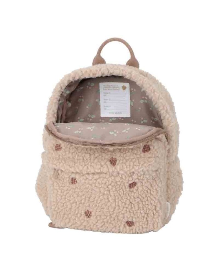 Sac à Dos en Teddy Taupe