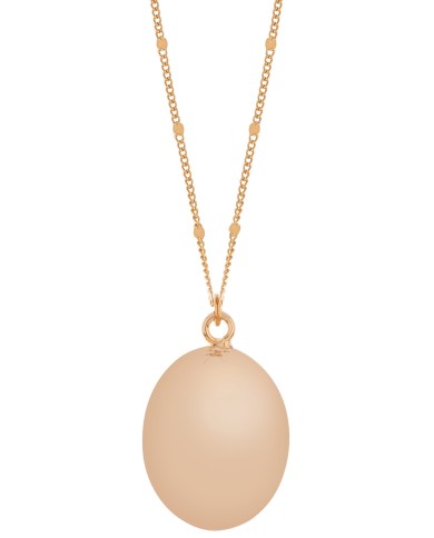 Nina - Bola ovale rose gold - chaines rose