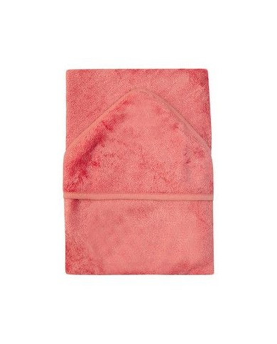 Cape de bain XXL 95x95cm - Raspberry Rose