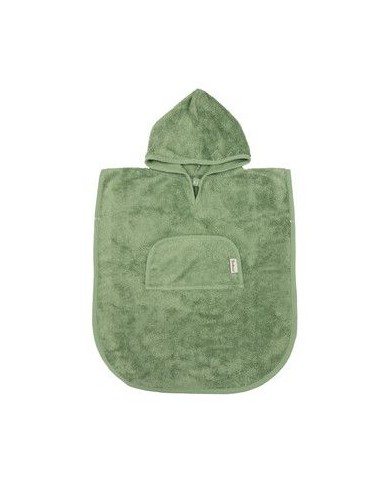 Poncho col V 2-4 ans - Aloe Green