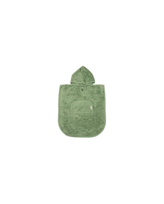 Poncho col V 2-4 ans - Aloe Green