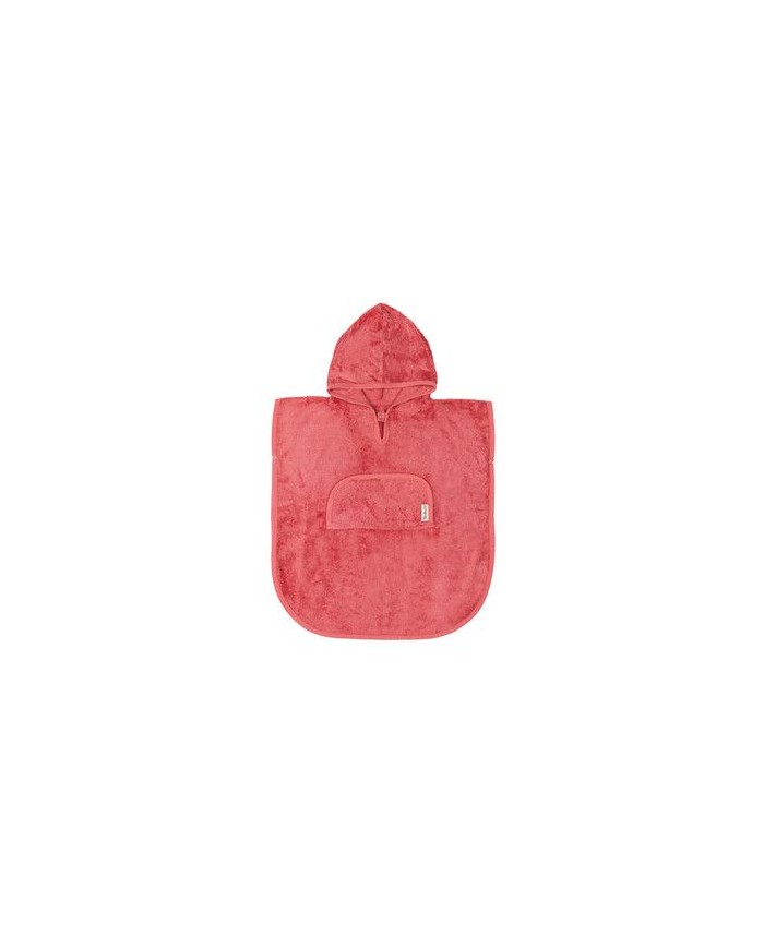 Poncho col V 2-4 ans - Raspberry Rose