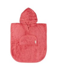 Poncho col V 2-4 ans - Raspberry Rose