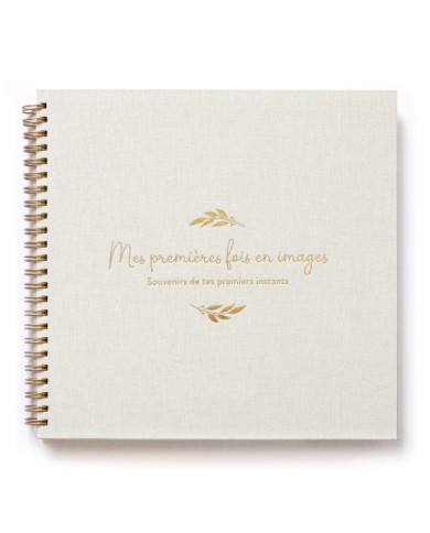 Album photos des premières fois - Beige