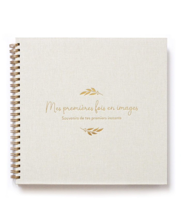 Album photos des premières fois - Beige