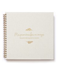 Album photos des premières fois - Beige