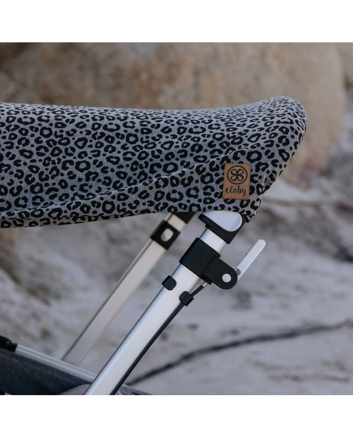 Couverture multifonction anti UV UPF 50+ - Leopard Grey