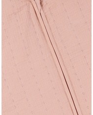 Sac de nuit 100 cm - Mousseline de coton bio - Rose - Vintage Flowers