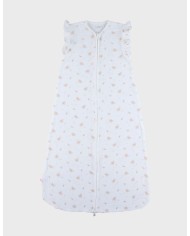 Sac de nuit 100 cm - Mousseline de coton bio - Vintage Flowers