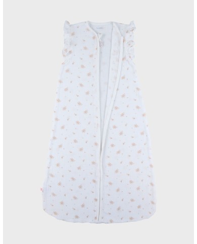Sac de nuit 100 cm - Mousseline de coton bio - Vintage Flowers