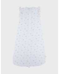 Sac de nuit 100 cm - Mousseline de coton bio - Vintage Flowers