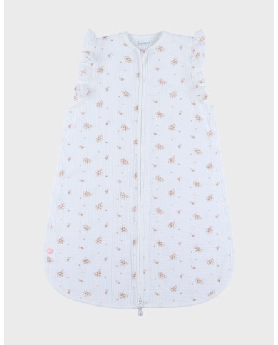 Sac de nuit 70 cm - Mousseline de coton bio - Vintage Flowers