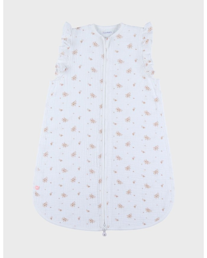 Sac de nuit 70 cm - Mousseline de coton bio - Vintage Flowers
