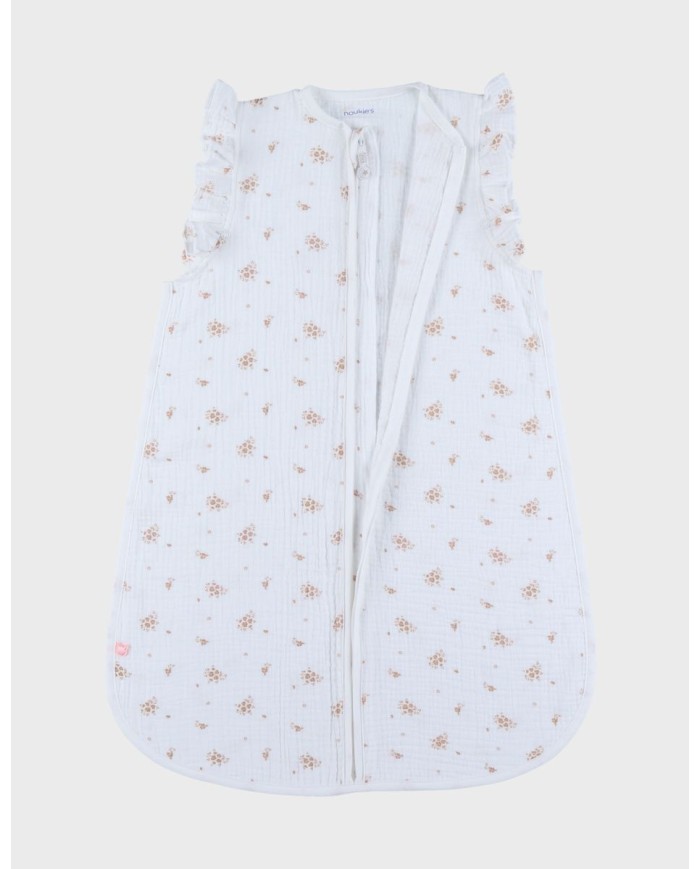 Sac de nuit 70 cm - Mousseline de coton bio - Vintage Flowers