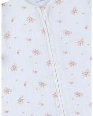 Sac de nuit 70 cm - Mousseline de coton bio - Vintage Flowers