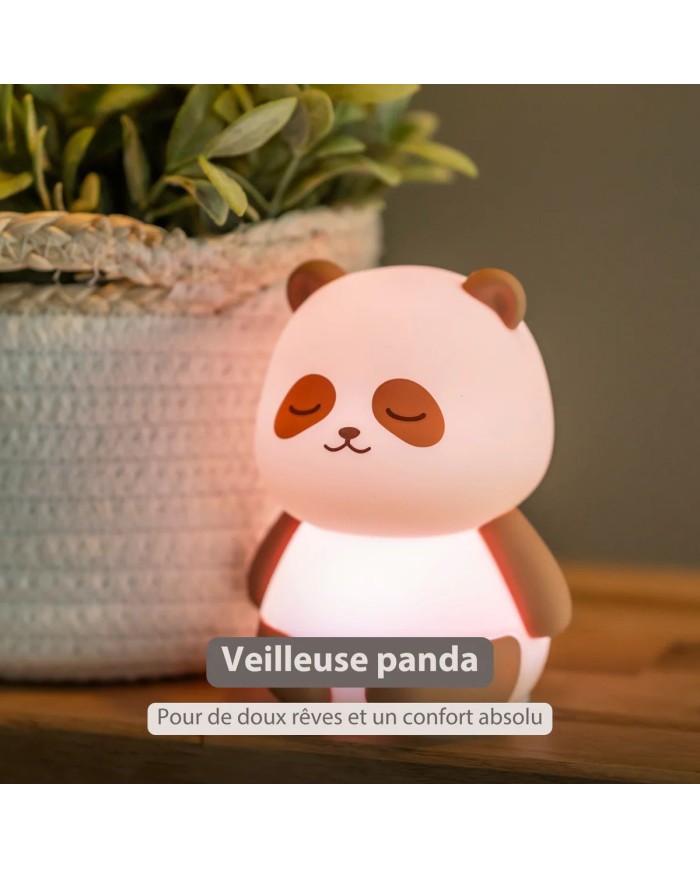 Veilleuse bébé Panda - Beige
