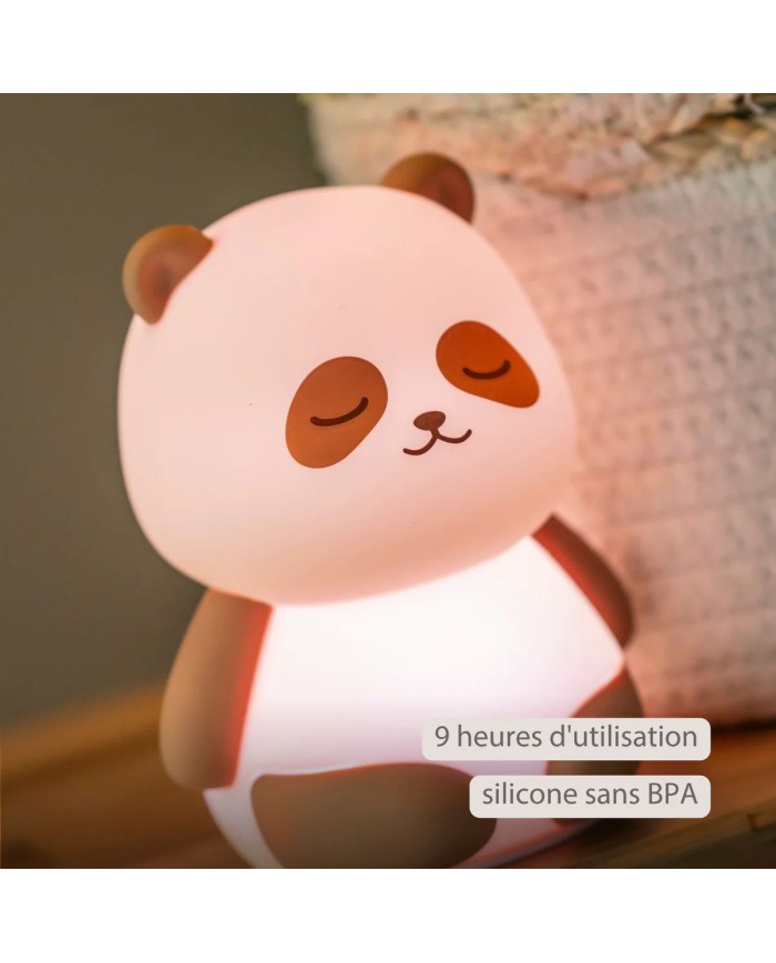 Veilleuse bébé Panda - Beige