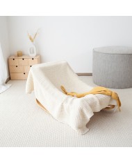 Couverture 80x100cm Maille tendresse - Ecru - Tog 1.5