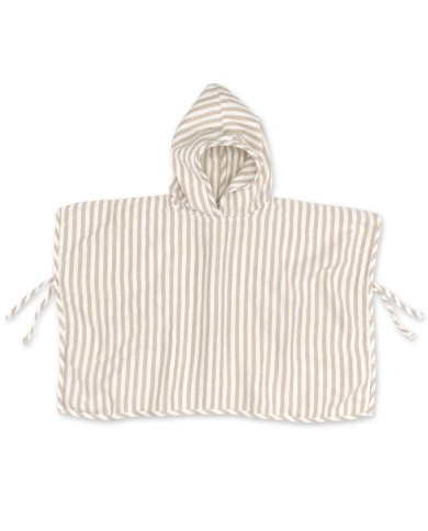 Poncho 9-36 mois Gaze de coton - Sesame