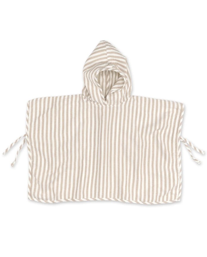 Poncho 9-36 mois Gaze de coton - Sesame