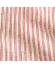 Poncho 9-36 mois Gaze de coton - Carmin