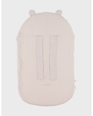 Nid d’ange, mousseline de coton bio - Beige - TOG 1-2