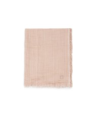 Couverture 75x100cm Fringe - Olive Green/Ivory GOTS