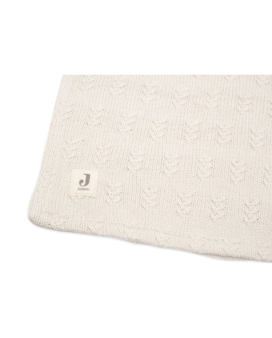 Couverture 100x150 cm - Grain Knit - Velvet Oatmeal